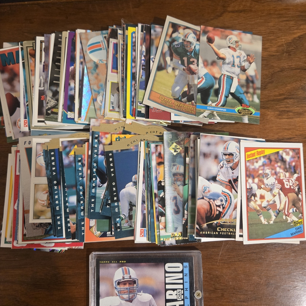 Vintage Football Trading Cards Collection - Multi Color